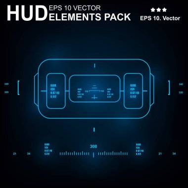 Gelecekçi yeşil sanal grafik dokunmatik kullanıcı arayüzü