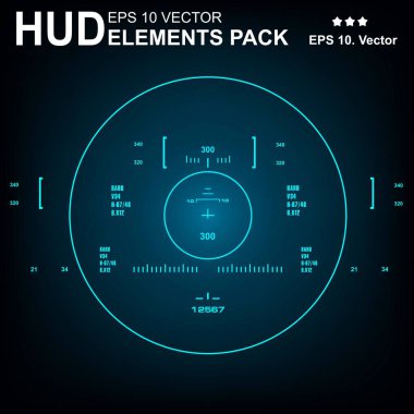 Gelecekçi yeşil sanal grafik dokunmatik kullanıcı arayüzü