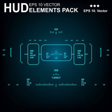 Gelecekçi yeşil sanal grafik dokunmatik kullanıcı arayüzü