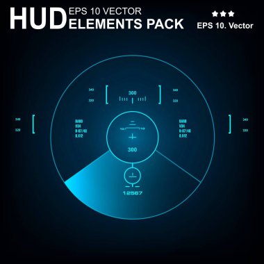 Gelecekçi yeşil sanal grafik dokunmatik kullanıcı arayüzü