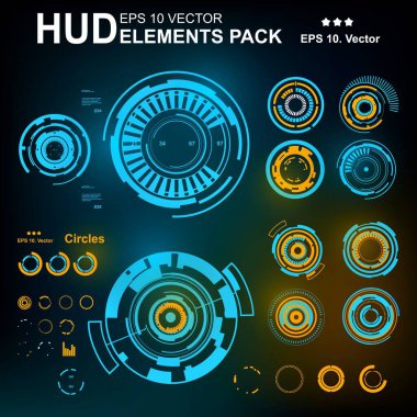 Gelecekçi yeşil sanal grafik dokunmatik kullanıcı arayüzü