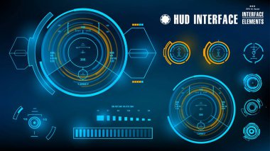 Gelecekçi yeşil sanal grafik dokunmatik kullanıcı arayüzü