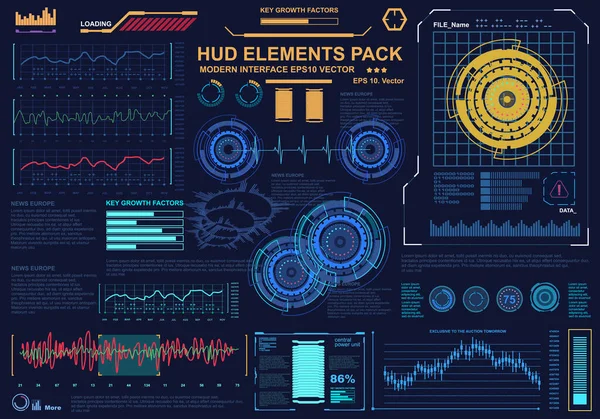 Gelecekçi mavi sanal grafik dokunmatik kullanıcı arayüzü