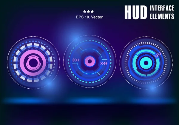 Gelecekçi mavi sanal grafik dokunmatik kullanıcı arayüzü