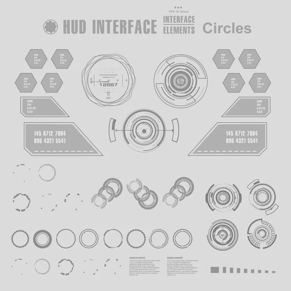 Gelecekçi mavi sanal grafik dokunmatik kullanıcı arayüzü