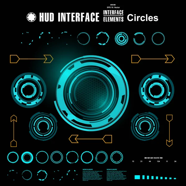 Gelecekçi mavi sanal grafik dokunmatik kullanıcı arayüzü