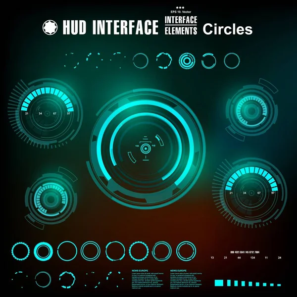 Gelecekçi mavi sanal grafik dokunmatik kullanıcı arayüzü