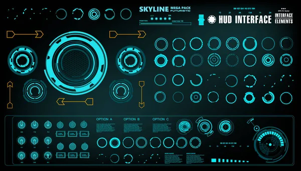 Gelecekçi yeşil sanal grafik dokunmatik kullanıcı arayüzü