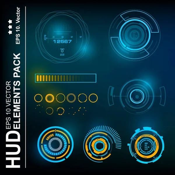 Gelecekçi yeşil sanal grafik dokunmatik kullanıcı arayüzü