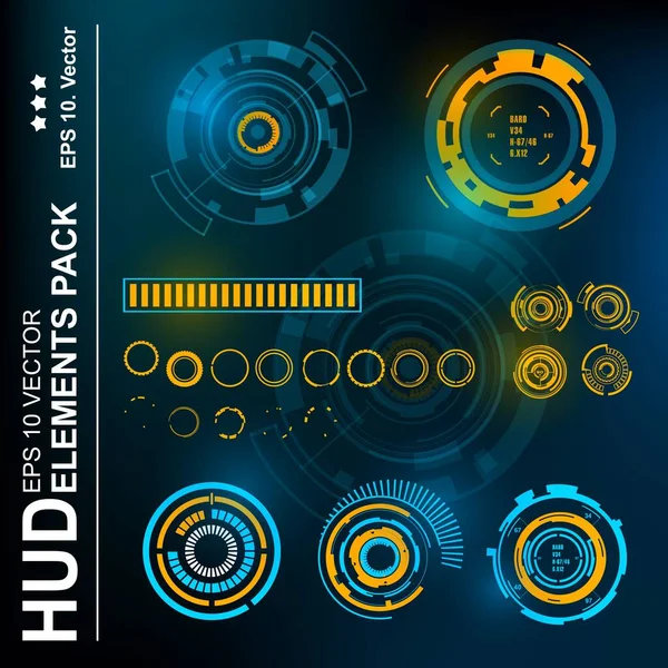 Gelecekçi yeşil sanal grafik dokunmatik kullanıcı arayüzü