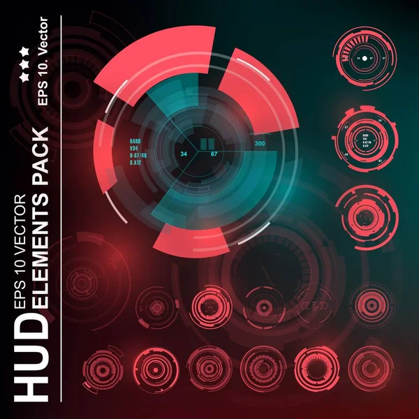 Gelecekçi yeşil sanal grafik dokunmatik kullanıcı arayüzü