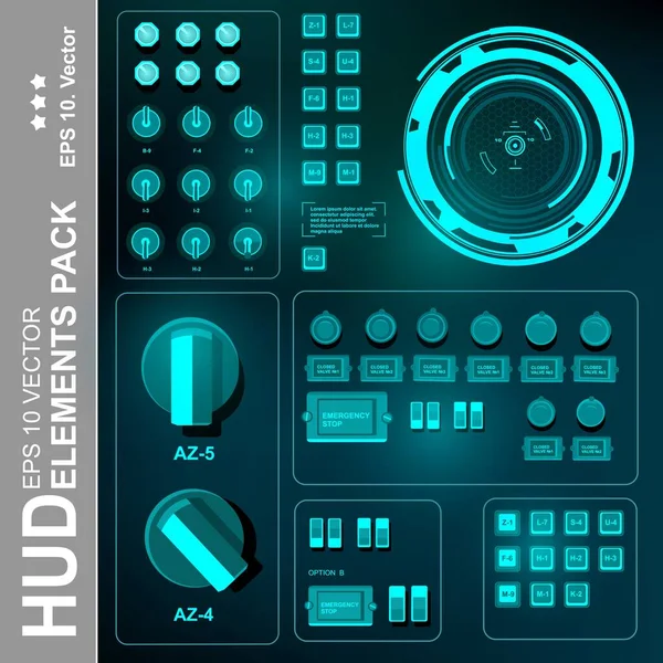 Gelecekçi yeşil sanal grafik dokunmatik kullanıcı arayüzü