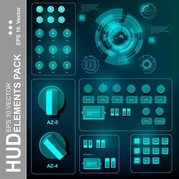 Gelecekçi yeşil sanal grafik dokunmatik kullanıcı arayüzü