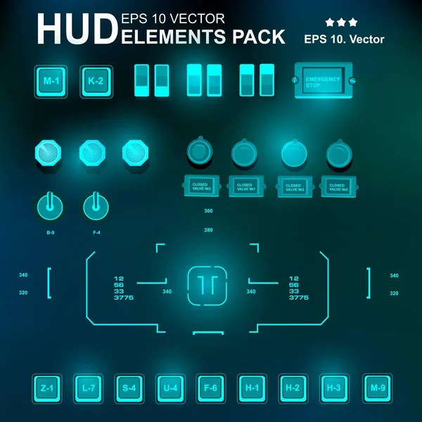 Gelecekçi yeşil sanal grafik dokunmatik kullanıcı arayüzü