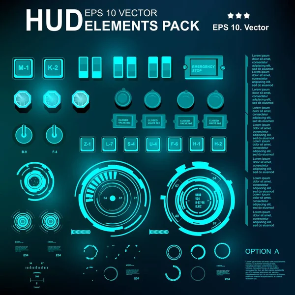 Gelecekçi yeşil sanal grafik dokunmatik kullanıcı arayüzü