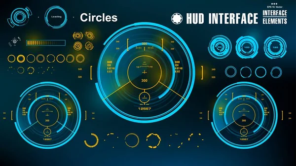 Gelecekçi yeşil sanal grafik dokunmatik kullanıcı arayüzü