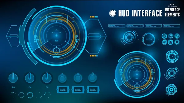 Gelecekçi yeşil sanal grafik dokunmatik kullanıcı arayüzü