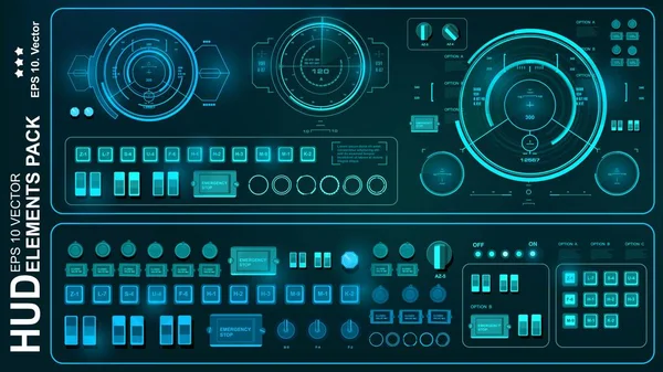 Gelecekçi yeşil sanal grafik dokunmatik kullanıcı arayüzü