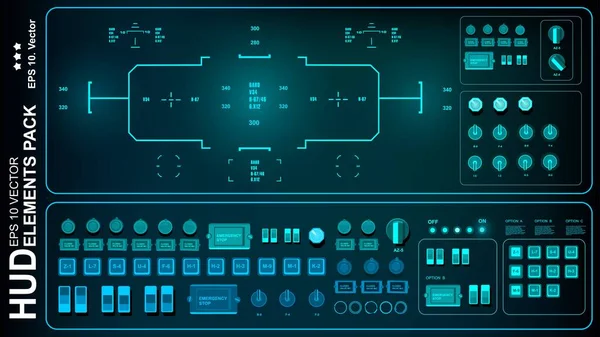 Gelecekçi yeşil sanal grafik dokunmatik kullanıcı arayüzü