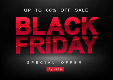 Büyük indirim, Kara Cuma yaratıcı şablon