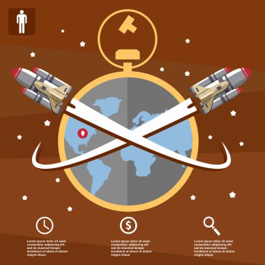 İş bilgileri, iş şablonu, roket, fırlatma, iş adımları, düz tasarım