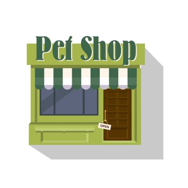 Küçük şirin bir Peet dükkanının tasviri