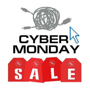 Siber Pazartesi, Büyük Satış, Düz Tasarım Şablonu