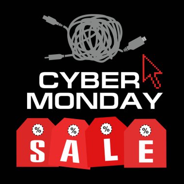 Siber Pazartesi, Büyük Satış, Düz Tasarım Şablonu