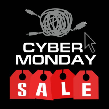 Siber Pazartesi, Büyük Satış, Düz Tasarım Şablonu