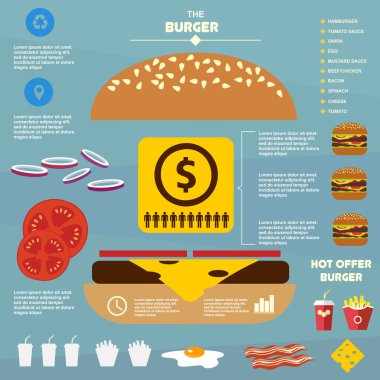 Soğan, fast food, somun, sığır eti, lezzetli, yağ, iş, sağlıksız, çerez, içecek, yumurta, vektör, tavuk, element, şablon, kahvaltı, salata, susam, ıspanak, fener, kokteyl, domates, lezzetli, pizza, hamburger, retro, öğle yemeği, tasarım, peynir, sandviç, ste