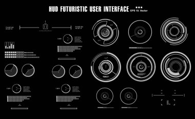 Bilimkurgu gelecekçi gövde gösterge paneli sanal gerçeklik ekranı