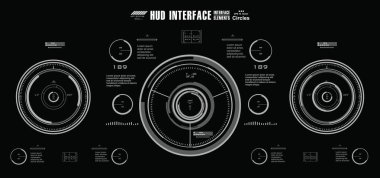 Bilimkurgu gelecekçi gövde gösterge paneli sanal gerçeklik ekranı