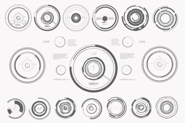 Bilimkurgu gelecekçi gövde gösterge paneli sanal gerçeklik ekranı