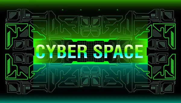 Siber uzay HUD arayüzü arkaplanı