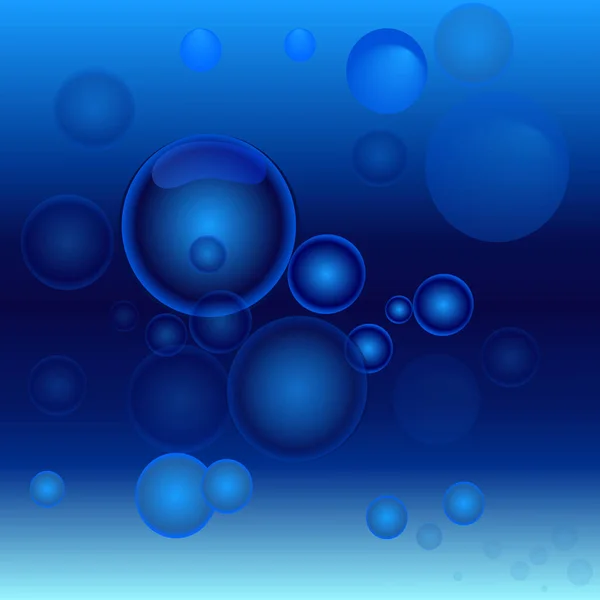 Water Blue Background Bubbles Background Web Banner Water Background Background — Stock Vector