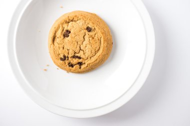 tek parça çikolatalı kurabiye