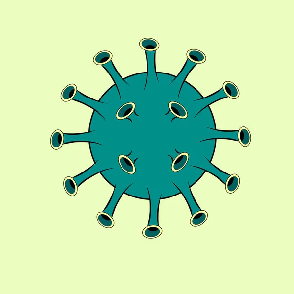 Vírus Epidemia Epidemia Coronavírus Covid Ncp Vírus Cartaz Tratamento Medicina —  Vetores de Stock