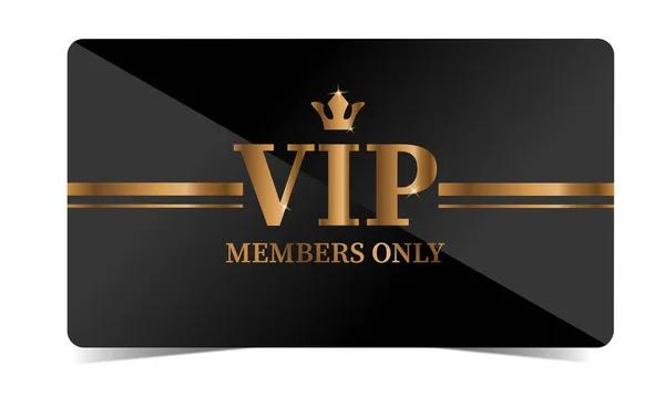 Altın elementleri ve tacı olan VIP kartı primi
