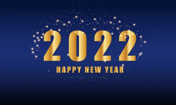 祝2022年新年快乐 — 图库矢量图片