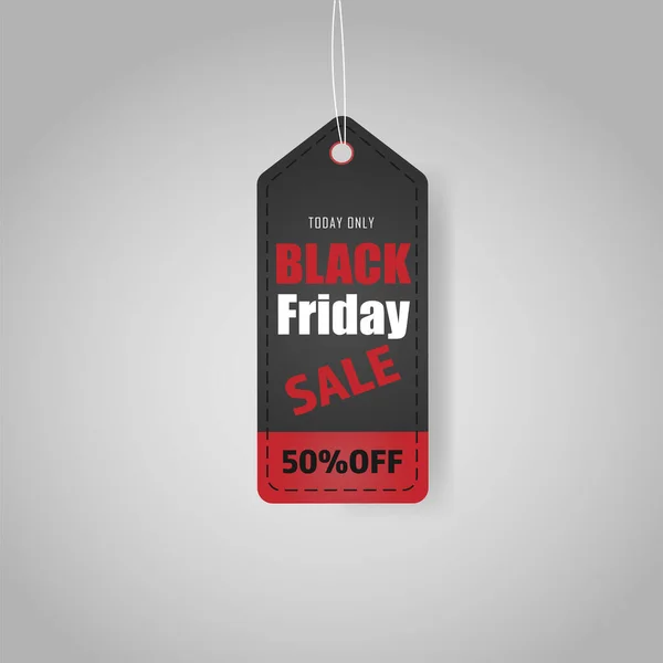 Black Friday Coupon Label Discount Sale — Stock Vector