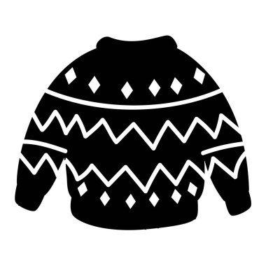 Noel süveteri ve şenlikli kış ayrıntıları.