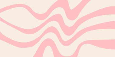 Çizgili gökkuşağı muhteşem pembe dalga arkaplanı ve minimum akış