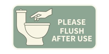 Lütfen çift sifon düğmesi işaretinden sonra sifonu çekin