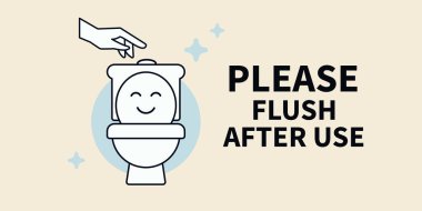 Tuvalet talimatı kullandıktan sonra sifonu çekiniz