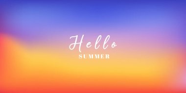 Günbatımı derecelendirmesi merhaba yaz estetik eğilimli arka plan