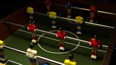 Futbol geceleri masanın üzerinde ışık takım spor masasını, top oyuncusunun çimen rengini, eğlence mankeni. Siyah taca biblo masa minyatürü