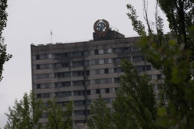 Pripyat, hayalet bir kasaba, felaketin sonuçları, insansız bir şehir, Ukrayna, Çernobil