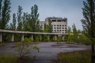 Pripyat, hayalet bir kasaba, felaketin sonuçları, insansız bir şehir, Ukrayna, Çernobil