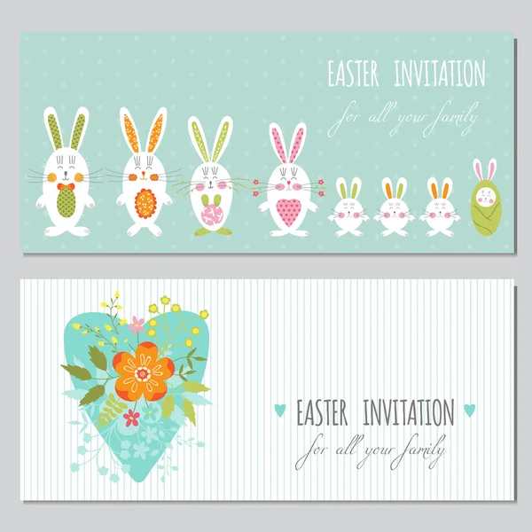 Set of Easter banners — Vector de stoc