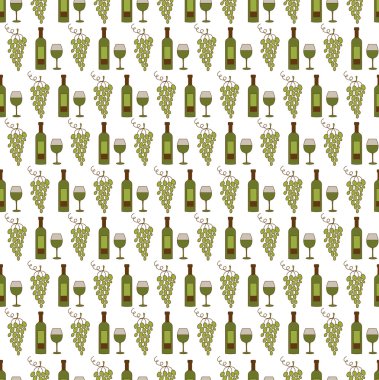 şarap seamless modeli
